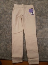 Andrew Marc Stretch Jeggin. Size 4. Cream. BNWT