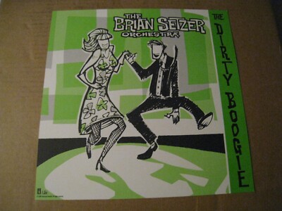 BRIAN SETZER ORCHESTRA レコード STRAY CATS Brian Setzer Orchestra Poster Flat The Stray Cats The Dirty Boogie