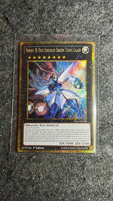 Yugioh PGL3-DE008 Nummer 38: Hoffnungsvorbote Drache Gold Secret NM 1. Auflage