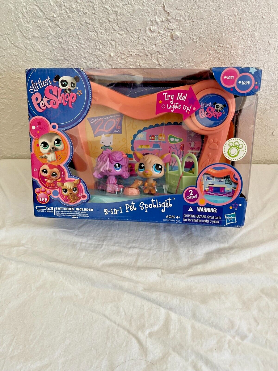 LPS Littlest Pet Shop 1871 & 1872 2 In 1 Spotlight W/ 2 Scenes
