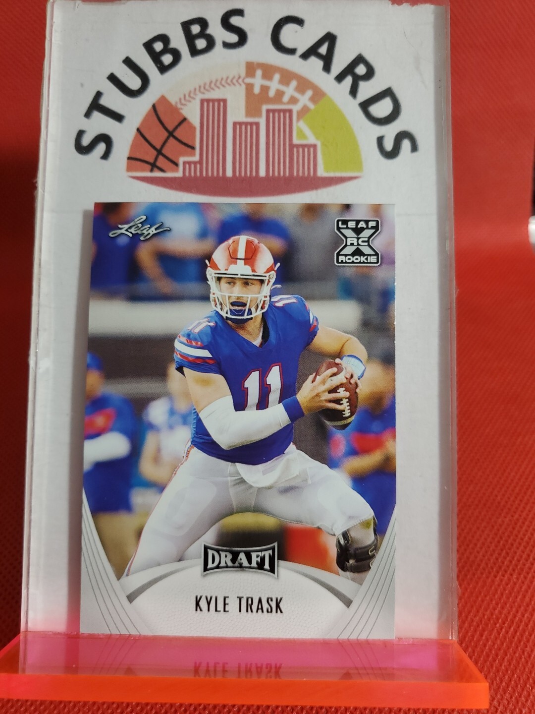 2021 Leaf Draft Kyle Trask #05 Florida Gators RC Tampa Bay Buccaneers