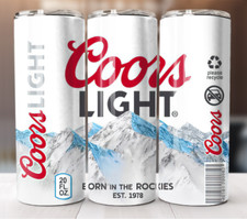 Bicchiere Coors Light 20 oz tazza tazza 20 oz coperchio cannuccia magro bevande