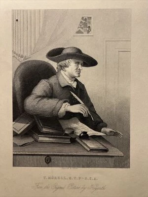 Antik Stahlstich 1860 Charakters Caricaturas Emotion Engraving Illustration - Bild 1 von 4
