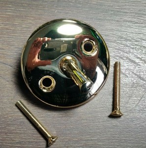 Bathtub Drain 0340 Trip Plate With Lever And Screws ...