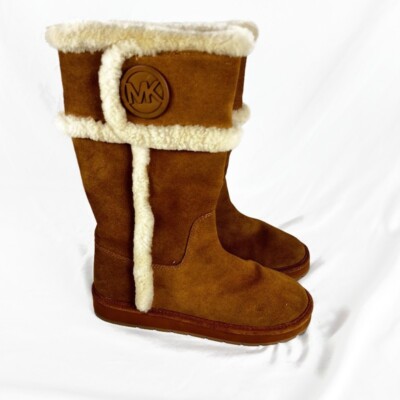 MICHAEL MICHAEL KORS Wildleder Winter hohe Stiefel Lammfell