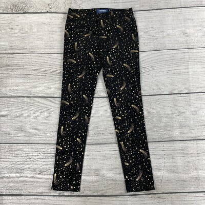 Old Navy Rockstar Jeggings Girls Size 10 Stary Night Adjustable Waist Pants NEW