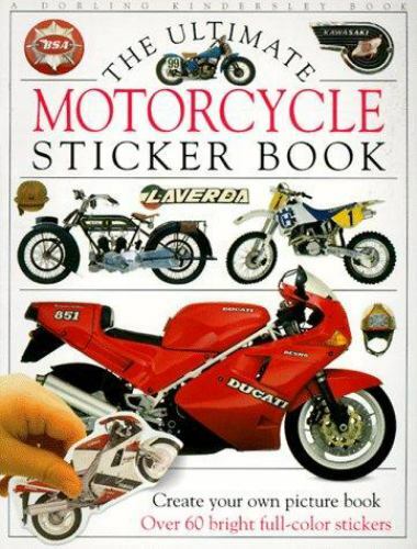 Ultimate Motorcycle Sticker Book BSA Kawasaki Ducati Laverda Y...