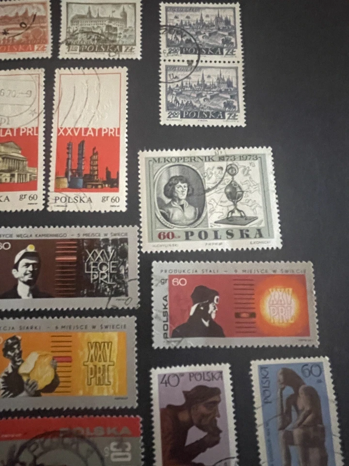 Poland 1960,1969 Used And CTO 23 Stamps And 1 Block Of 2 , VF /XF , See Photos - Image 3 of 4