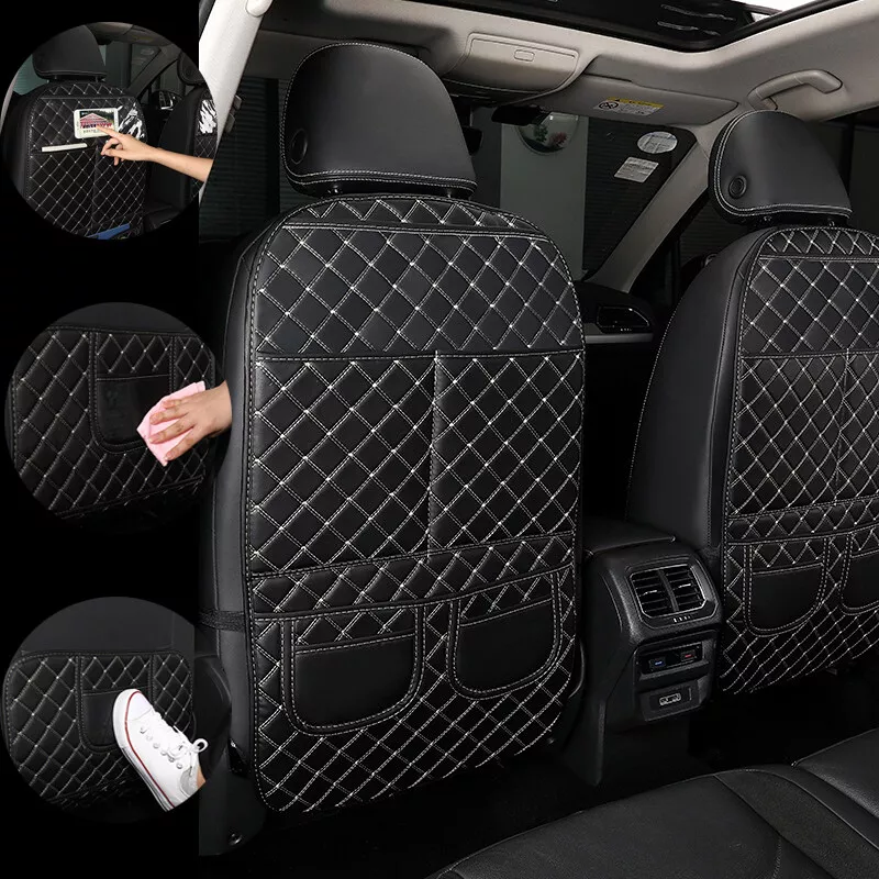 Kids Car Back Seat,car Seat Storage Bag,car Organiser,car Seat Protectors  Anti-kick,mesh Pockets,1pc