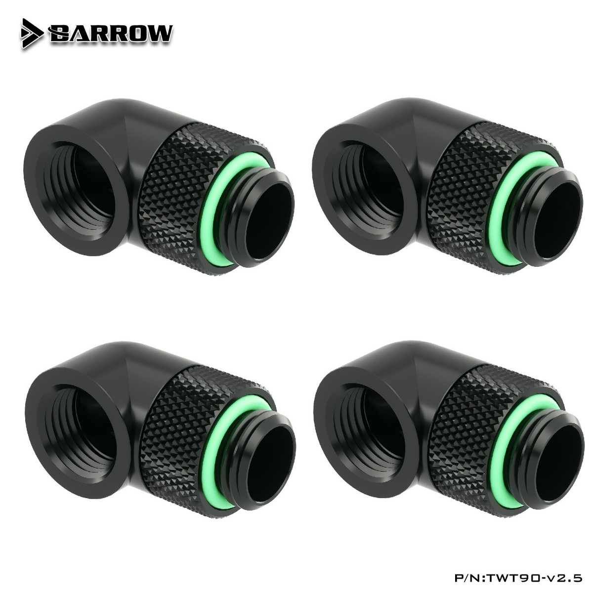 Barrow Dazzle series G1/4 Angle 90 Degree Rotary