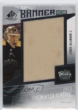 2023-24 Upper Deck SP Game Used Banner Year Winter Classic Linus Ullmark 0cv