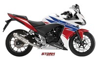 Storm GP Auspuff Passend FüR Honda CBR 500 R 2013-2015