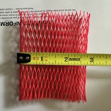 FLEXIBLE POLYETHYLENE PLASTIC PROTECTIVE NETTING FOR OBJECTS Lot Of 50