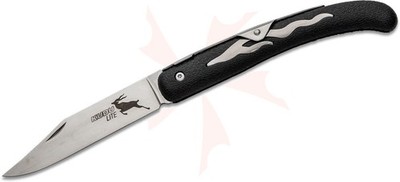 Cold Steel Kudu Lite Folding Knife 4.25'' 5Cr15MoV Steel Blade Black Zytel Handle