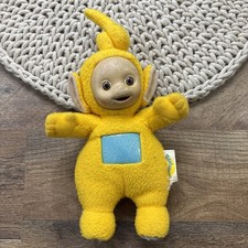 Vintage Playskool Yellow Teletubbies Laa-Laa Plush Toy 7"