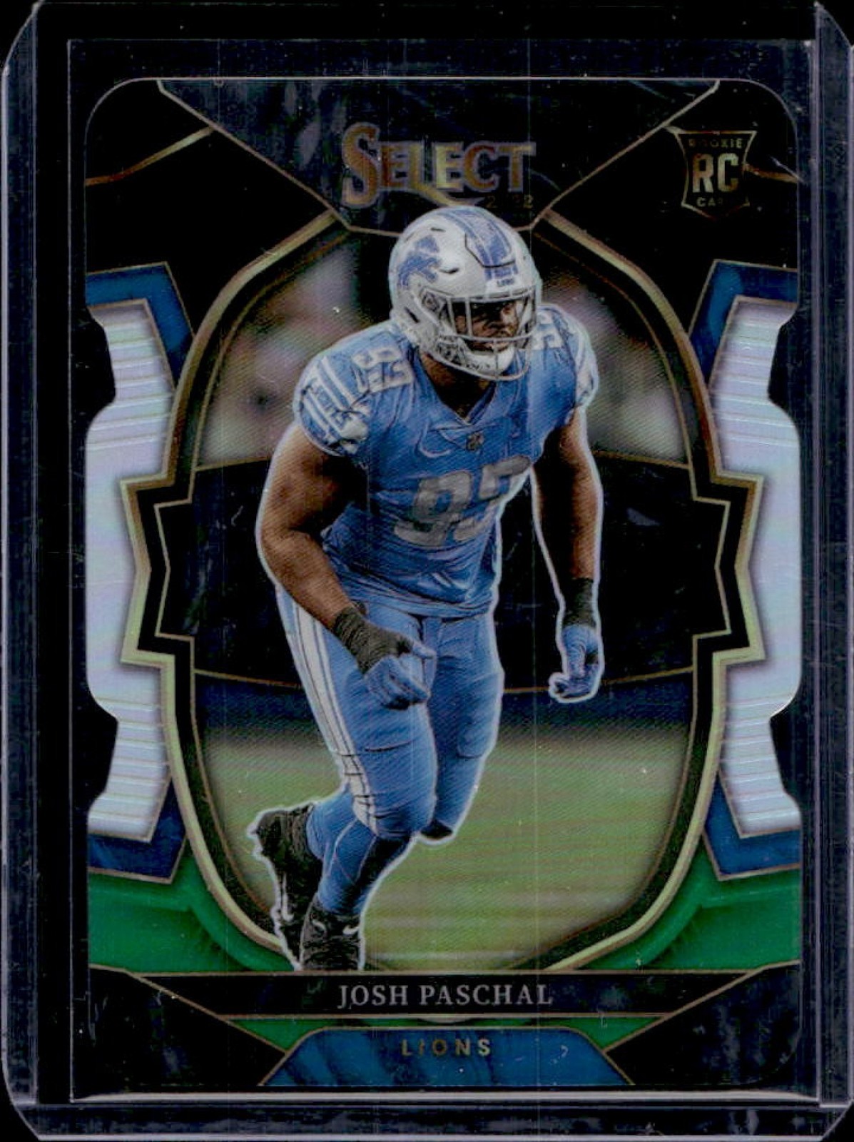 Josh Paschal Panini Select #59 Die-Cut Black/Green Prizm