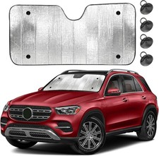EcoNour Accordion Windshield Sun Shade for Car, Foldable Front Windshield Sunsha