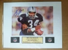 Signed Bo Jackson 5x7 color photo matted to 8x10 w/coa