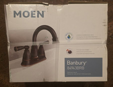 Moen Banbury 84943BRB 4 inch Centerset Bathroom Faucet Mediterranean Bronze
