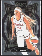 2025 Panini Select WNBA #91 Kiki Iriafen RC Washington Mystics Basketball Card