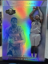 2007 Topps Co-Signers Silver Blue Foil Carmelo Anthony Marcus Camby  7/29 RARE