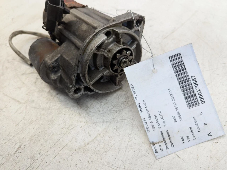 Motor de arranque 6 cilindros através de 4/01 compatível com 00-01 FRONTIER 776430 - Imagem 2 de 4