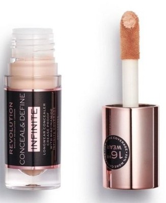 2x REVOLUTION Conceal Define Infinite Longwear Concealer XL, #C9
