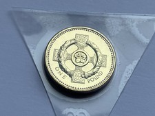 2001 ONE 1 POUND NORTHERN IRELAND CELTIC CROSS BRILLIANT UNCIRCULATED BU BUNC
