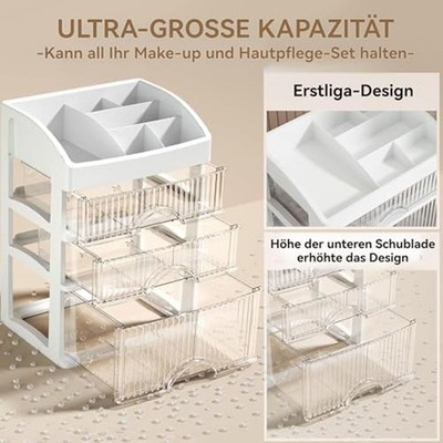 Multifunktionale Make-up Organizer Box mit platzsparendem Design f��r Badezimmer