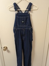 Sz 10 Key Kid's Denim Bib Overalls Work Farm Country Utility Chores