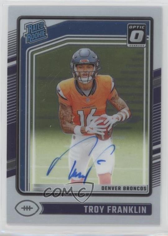 2024 Panini Donruss Optic Rated 231/325 Troy Franklin #294 Rookie Auto RC 17r4