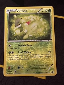 Pokemon TCG Legendary Treasures Reverse Holo Virizion 15/113 