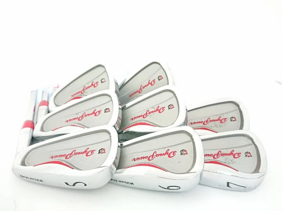 Set De Fers Wilson Staff Dynapower Gaucher - 5-GW, Acier Régulier, 7 Clubs, Neuf