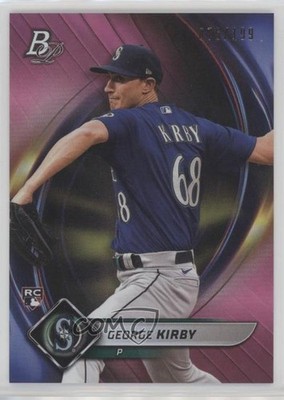 2022 Bowman Platinum Pink 75/199 George Kirby #71 Rookie RC 1j7t
