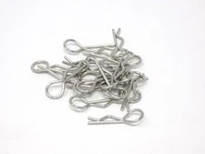 MT Racing Medium Silver Body Clips (20) MTR16100SL