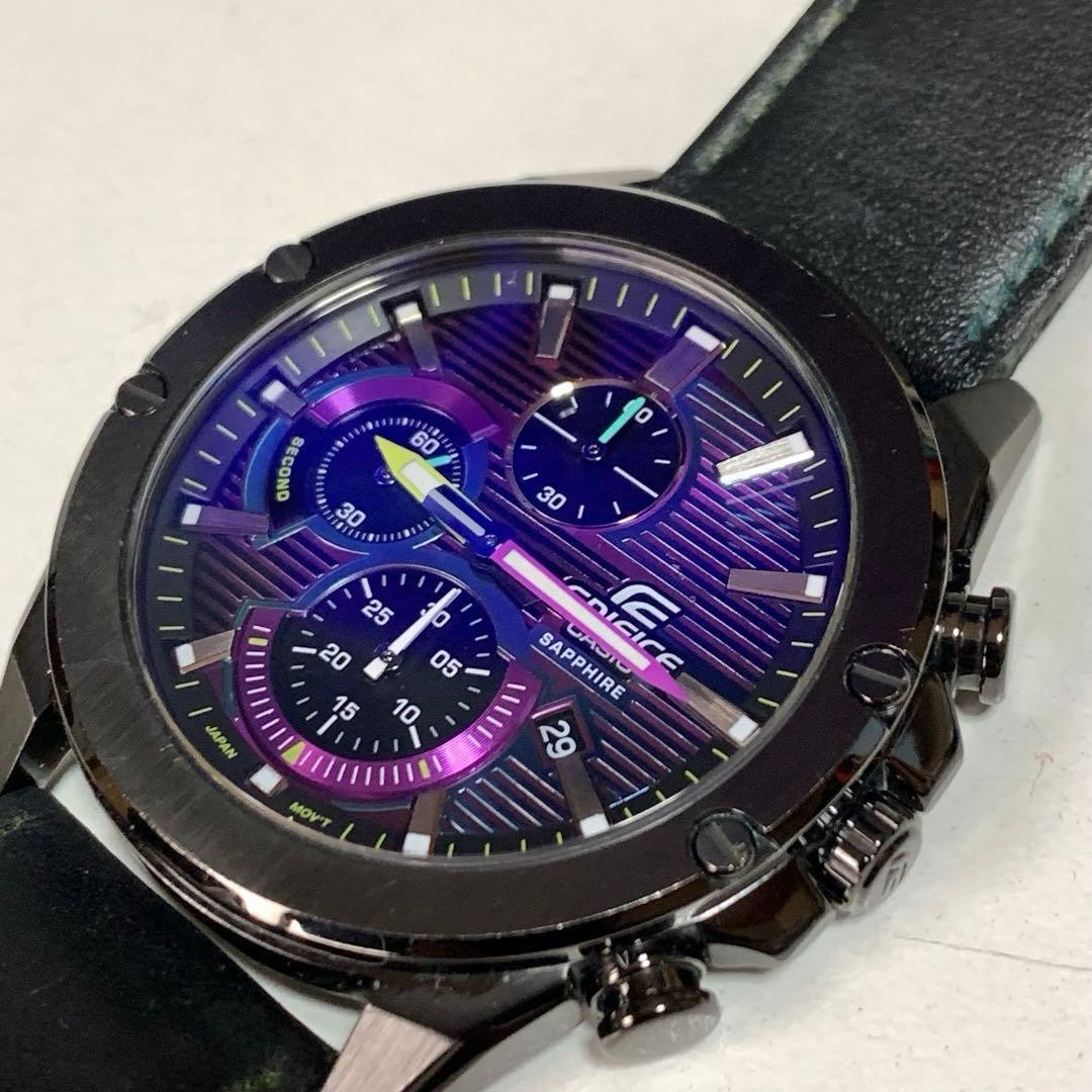 Casio Edifice Neon Night Limited Edition EFR-S567CPL Automatic