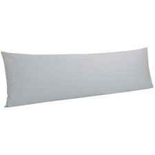 Soft Egyptian Cotton Body Pillowcase, Light Grey - 500 TC