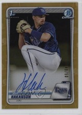 2020 Bowman Draft Chrome Picks Gold Refractor /50 Jeff Hakanson Auto 03hd