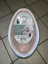 Angelcare Baby Bath Support Seat White/Pink 0-6 Months 20 lb Max