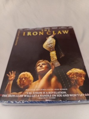 The Iron Claw Blu Ray + DVD + Digital + Slipcover   New Sealed (2023)