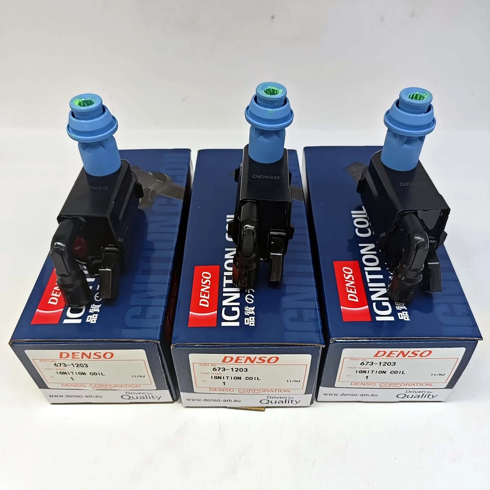 New 3x 90919-02216 DENSO Ignition Coil For Toyota Supra Lexus GS300 IS300 UF228 Foto 2 de 4