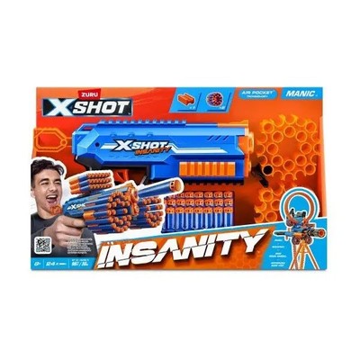 XSHOT - Insanity Blaster Manic mit Darts von zuru 