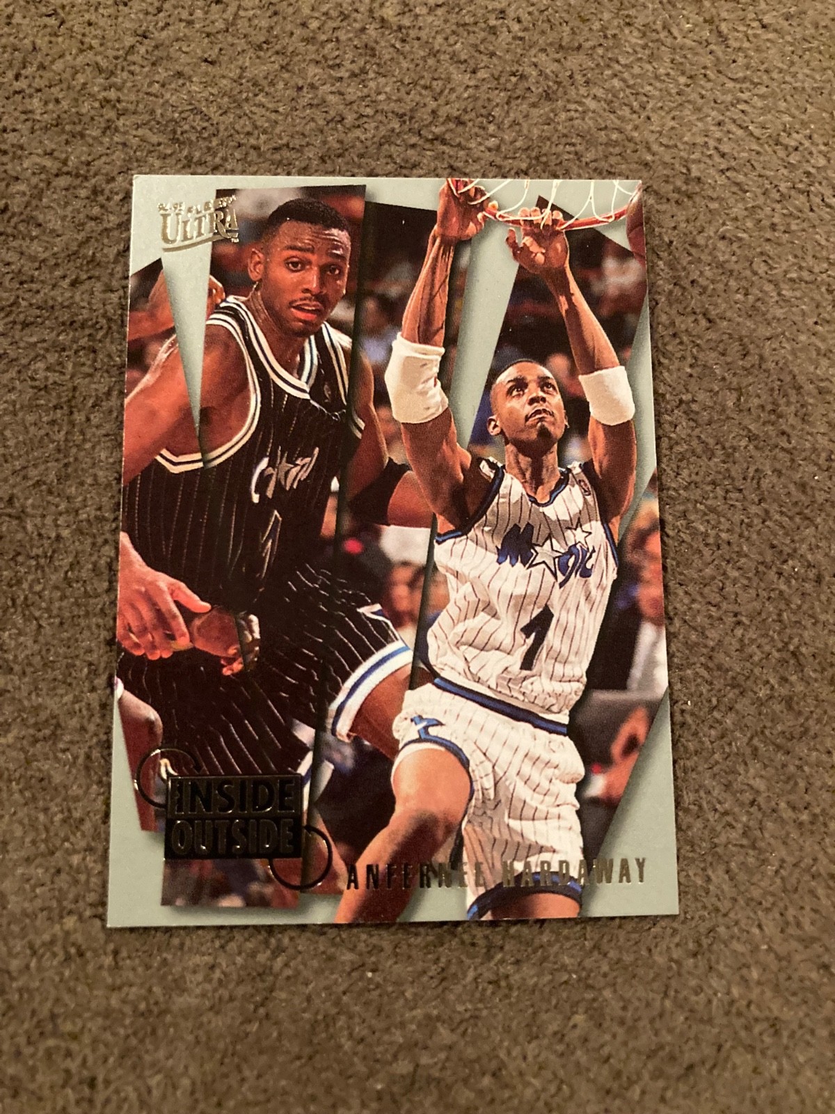 Anfernee Hardaway #4 Basketball Cards 1994 Ultra Inside/Outside trading card — raw and PSA graded price guide