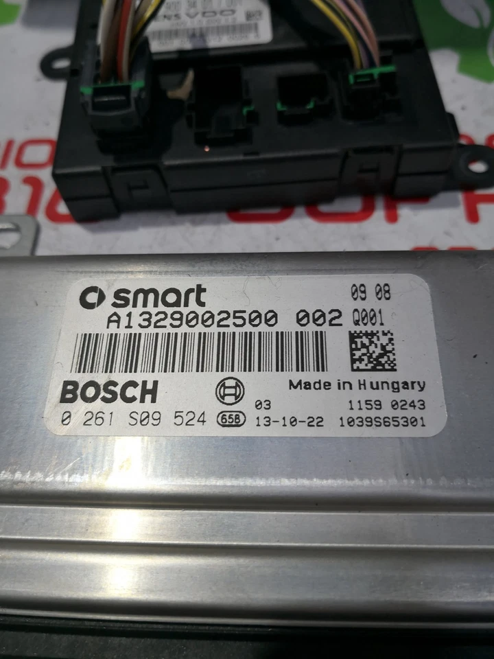 KIT CENTRALINA MOTORE SMART 451 Fortwo 1.0 0261s09524 151125 - Immagine 2 di 3