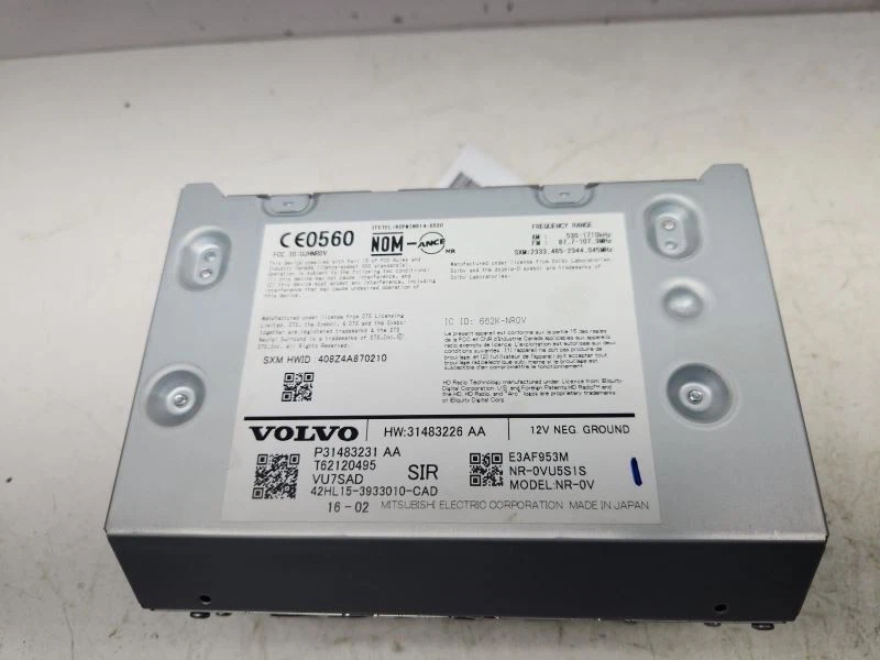 Audio Equipment Radio Receiver ID 36011499 Fits 16-20 VOLVO XC90 754421 - Image 2 of 4