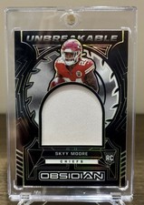 Sky Moore Patch 13/25 Rookie Obsidian Unbreakable NM/Mint!! 🔥🔥