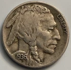 1936-S Buffalo Nickel San Francisco Mint Partial Horn Indian Head BN2016