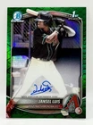 2024 Bowman Chrome JANSEL LUIS #CPA-JLU 1st Bowman Green Rep. Refractor Auto /99