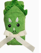 Children  s Dinosaur Bath Towel Green   Soft Hooded Kids Towel Dino Design NEW