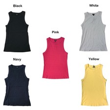 Express Women's Lightweight Ribbed Sleeveless Tank Top